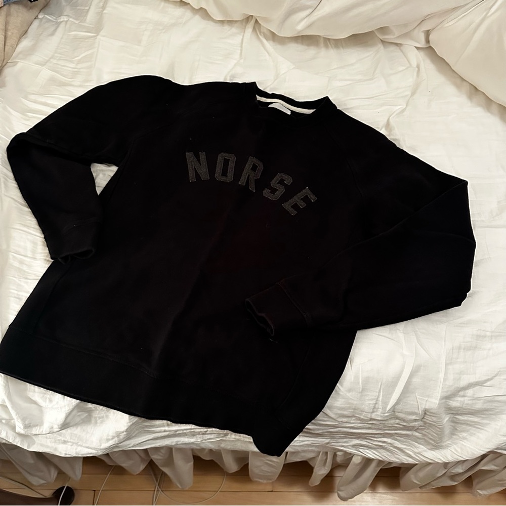 NORSE PROJECTS Black crewneck sweatshirt
